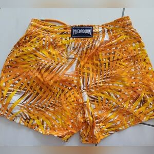 Vilebrequin Orange and Yellow Swim Shorts